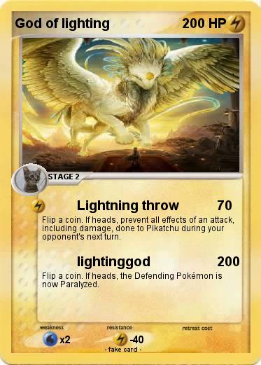 Pokemon God of lighting