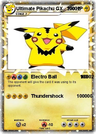 Pokemon Ultimate Pikachu GX   10002