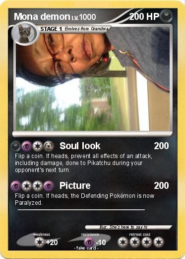Pokemon Mona demon