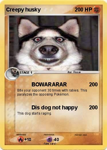 Pokemon Creepy husky