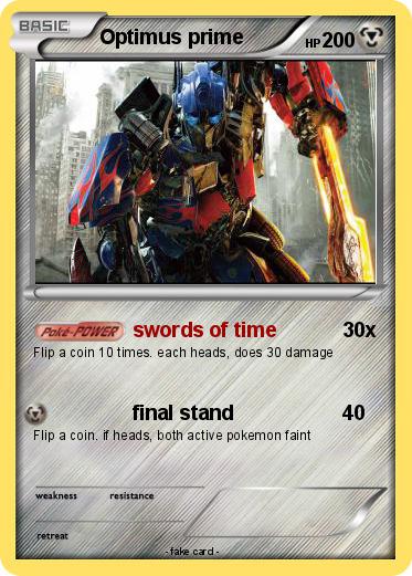 Pokemon Optimus prime