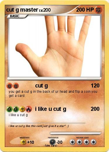 Pokemon cut g master