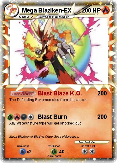 Pokemon Mega Blaziken-EX