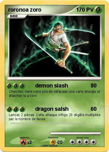 Pokemon roronoa zoro