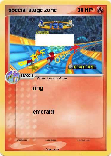 Pokemon special stage zone