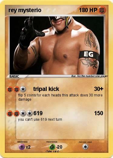 Pokémon rey mysterio 1234 1234 - tripal kick - My Pokemon Card