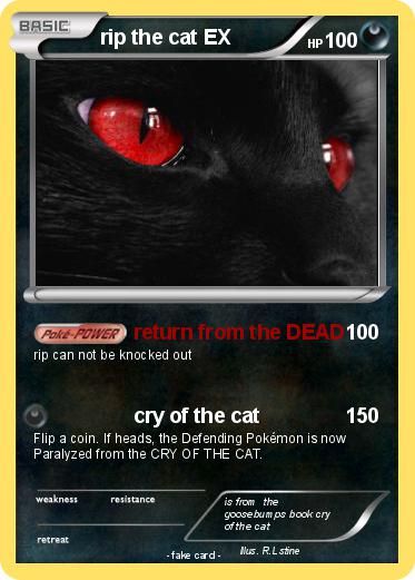 Pokemon rip the cat EX
