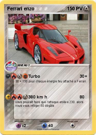 Pokemon Ferrari enzo
