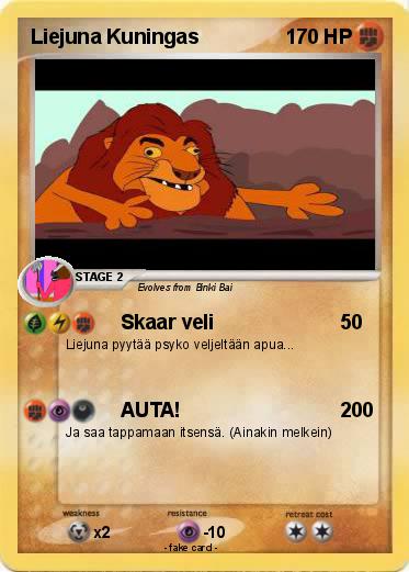 Pokemon Liejuna Kuningas