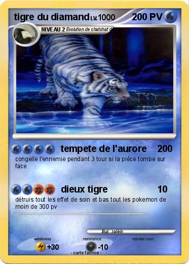 Pokemon tigre du diamand