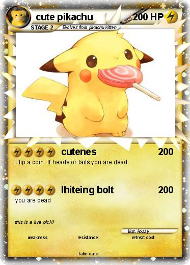 Pokemon cute pikachu