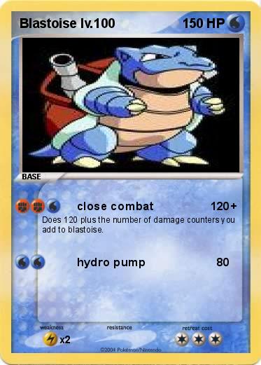 Pokemon Blastoise lv.100