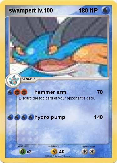 Pokemon swampert lv.100                1
