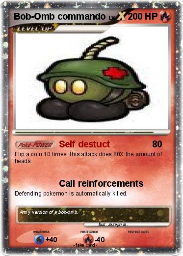 Pokemon Bob-Omb commando