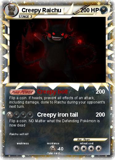 Pokemon Creepy Raichu