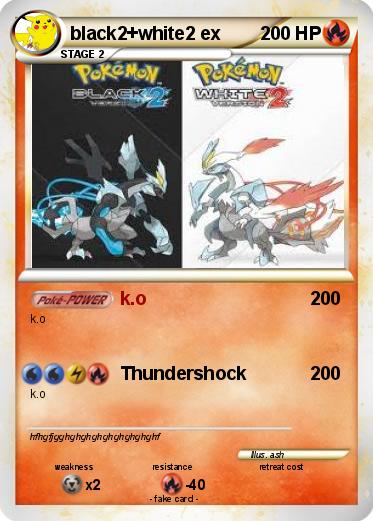 Pokemon black2+white2 ex