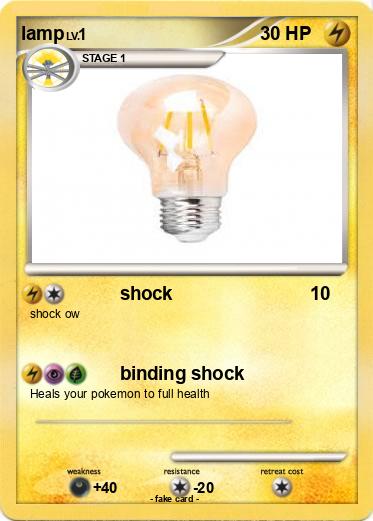 Pokemon lamp