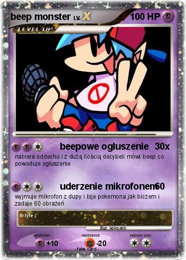 Pokemon beep monster