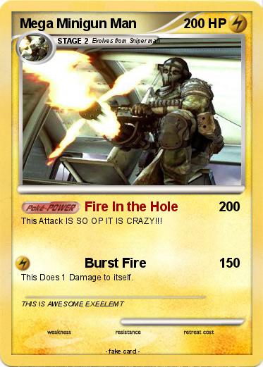 Pokemon Mega Minigun Man