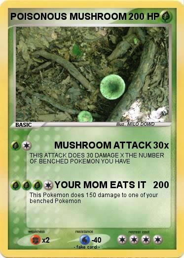 Pokemon POISONOUS MUSHROOM