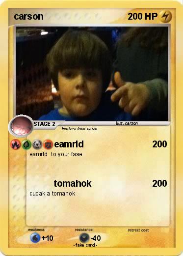 Pokemon carson