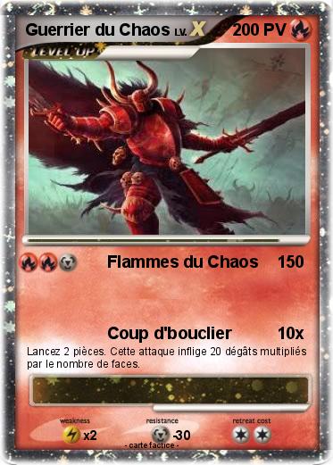 Pokemon Guerrier du Chaos
