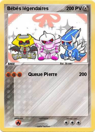 Pokemon Bébés légendaires
