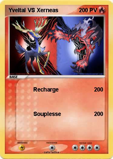 Pokemon Yveltal VS Xerneas