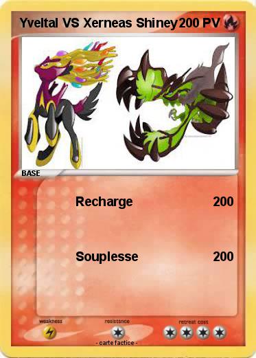 Pokemon Yveltal VS Xerneas Shiney