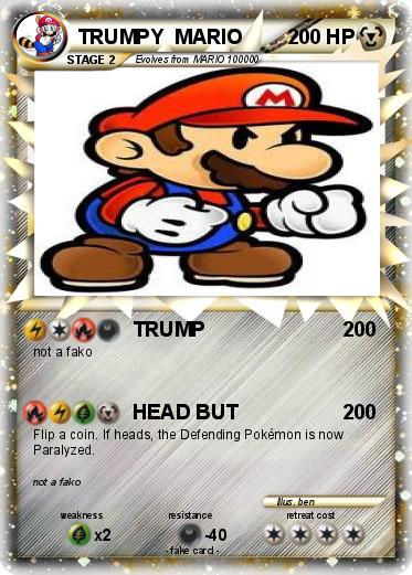 Pokemon TRUMPY  MARIO