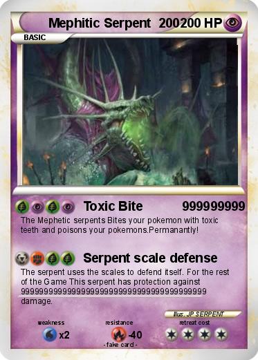 Pokemon Mephitic Serpent  200