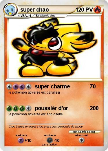 Pokemon super chao
