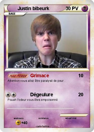 Pokemon Justin bibeurk