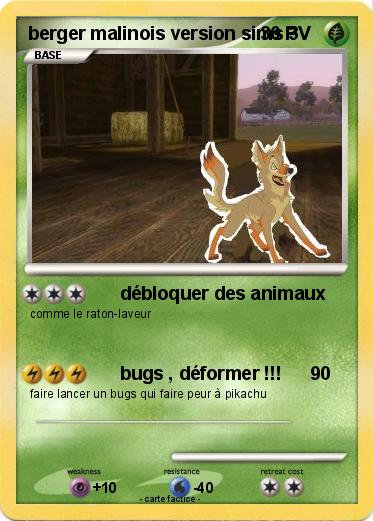 Pokemon berger malinois version sims 3