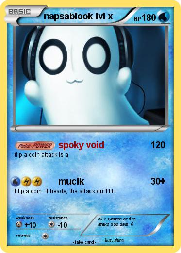 Pokemon napsablook lvl x