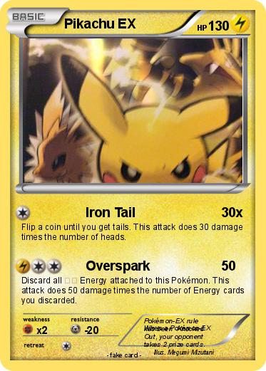 Pokemon Pikachu EX