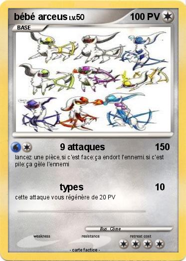 Pokemon bébé arceus