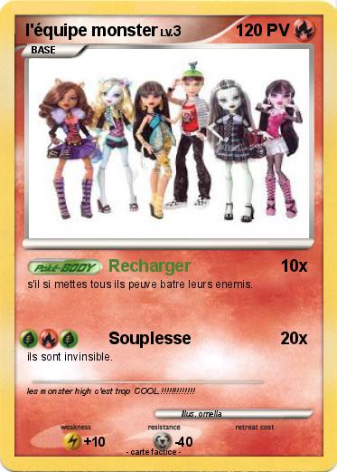 Pokemon l'équipe monster