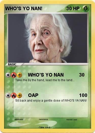 Pokemon WHO'S YO NAN!