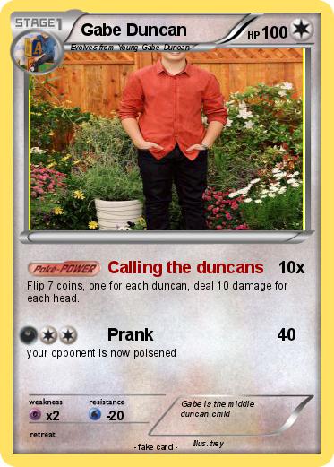Pokemon Gabe Duncan