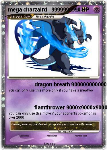 Pokemon mega charzaird   99999999