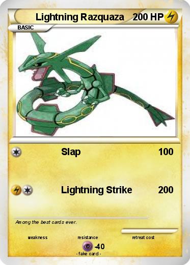 Pokemon Lightning Razquaza