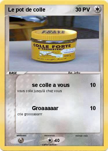 Pokemon Le pot de colle