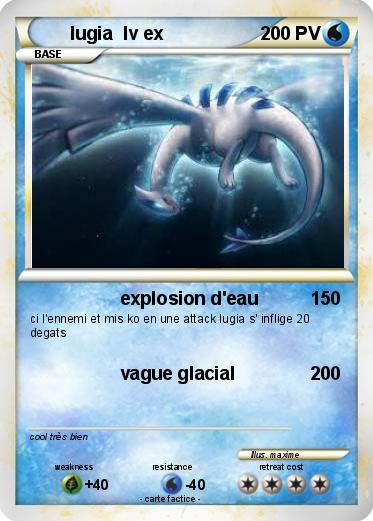 Pokemon lugia  lv ex