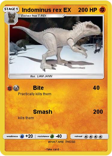 Pokemon Indominus rex EX