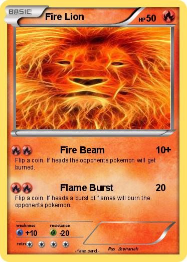 Pokemon Fire Lion
