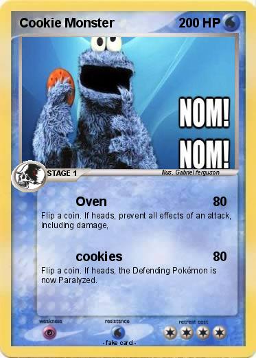 Pokemon Cookie Monster