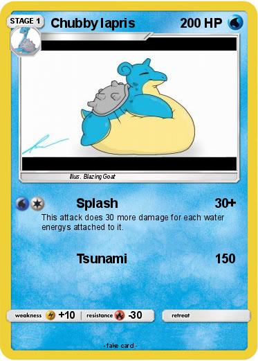 Pokemon Chubby lapris