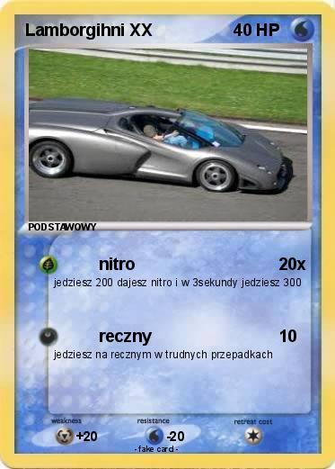 Pokemon Lamborgihni XX