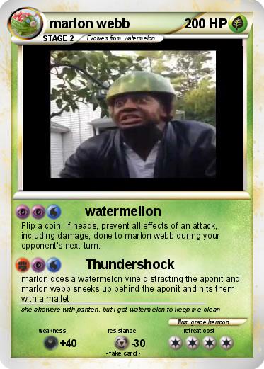 Pokemon marlon webb
